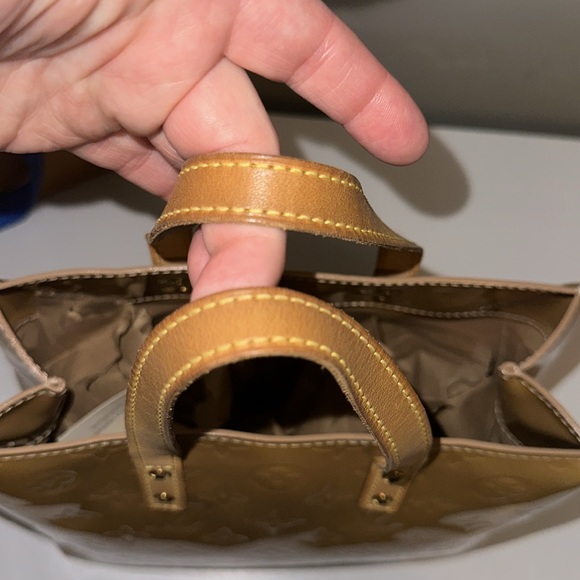 Louis Vuitton 2005 Beige Vernis Reade PM Small Purse MI0085 Top Handle LV - Picture 12 of 16